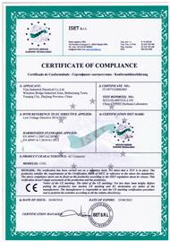 CE Certificate-AC Contactor　